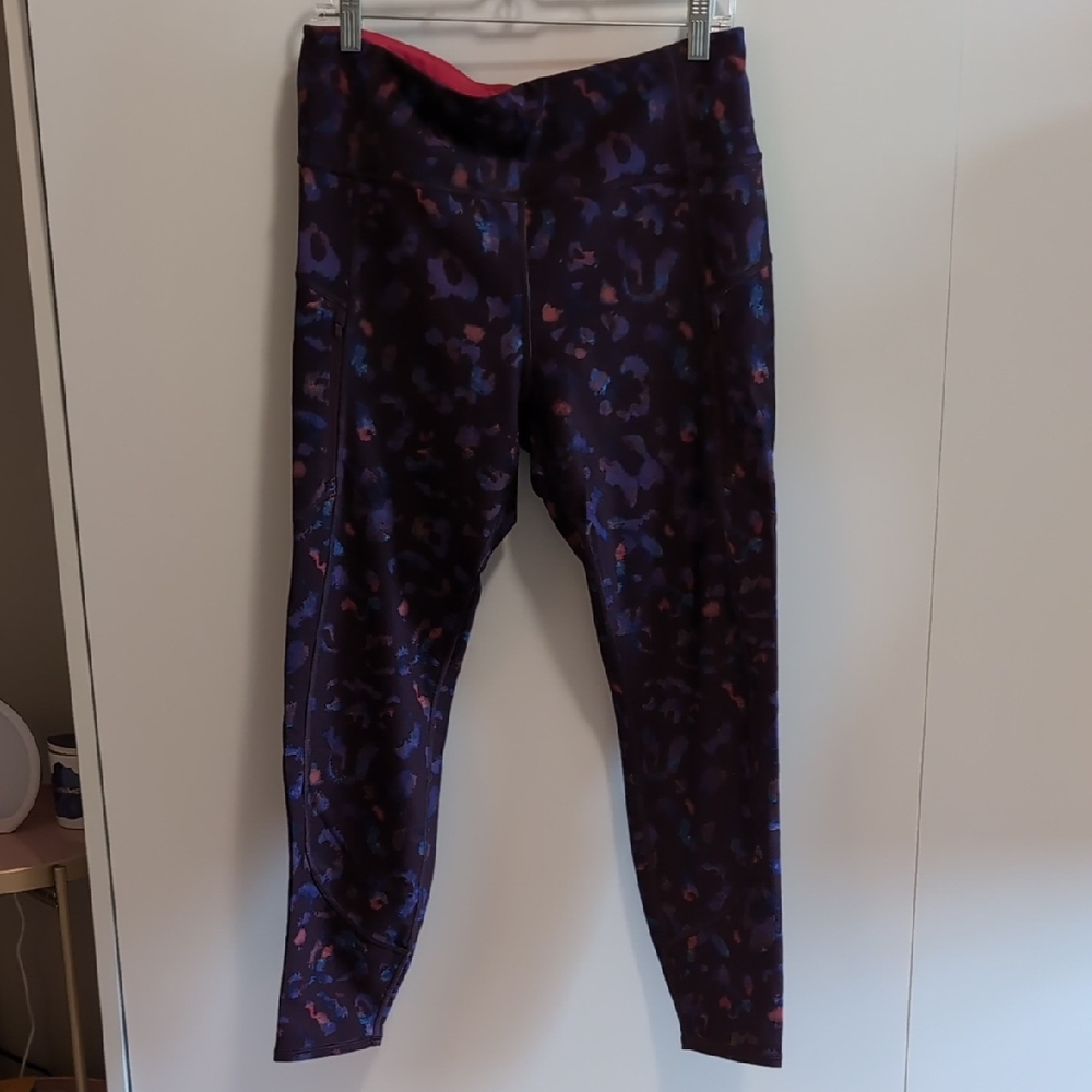 Athleta Multicolor Patterned Leggings